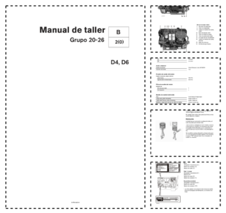 Volvo Penta D4 D6 Engine Group 20-26 Workshop Manual ES 2014