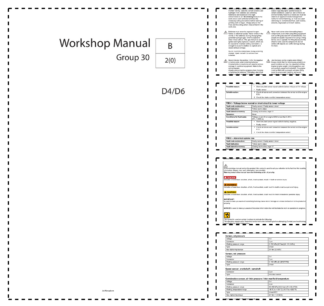 Volvo Penta D4 D6 Engine Group 30 Workshop Manual