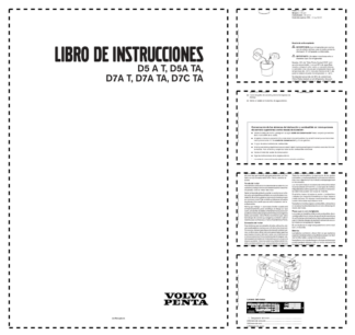 Volvo Penta D5 A T D5A D7AT TA Engine Workshop Manual ES