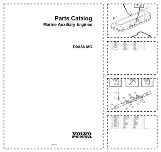 Volvo Penta D9A2A MG Engine Parts Catalog