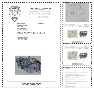 Volvo Penta MD21 AQD21 Engine Parts Catalog