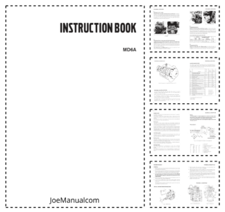 Volvo Penta MD6B Engine Operators Manual
