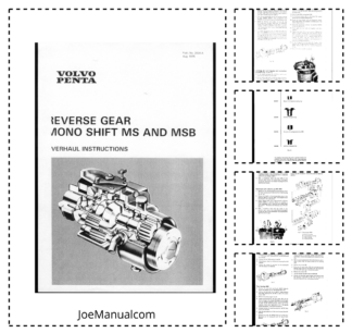 Volvo Penta Mono Shift MS and MSB Reverse Gear Workshop Manual