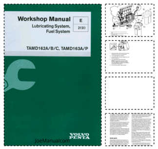 Volvo Penta TAMD162A B C TAMD163A P Engine Fuel and Libricating Systems Workshop Manual