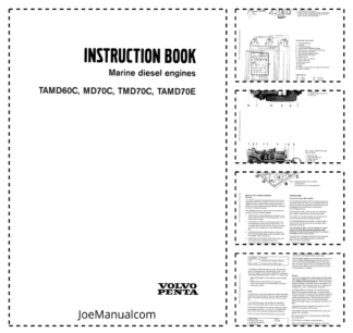Volvo Penta TAMD60C MD70C TMD70C TAMD70E Engine Operators Manual