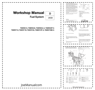 Volvo Penta TAMD61A 62A 63L-A 63P-A 71A 71B 72A 72P-A 72WJ-A Engines Fuel System Workshop Manual
