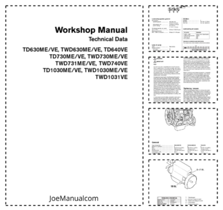 Volvo Penta TD TWD 630ME 640VE 730ME 731ME 1030ME 1031VE Engine Technical Workshop Manual