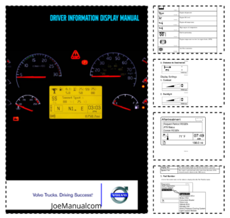 Volvo Truck Driver Information Display Manual Operators Manual