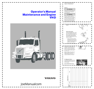 Volvo VHD Truck and Engine Operation and Maintenance Manual