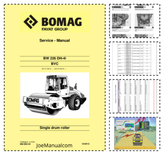 BOMAG BW 226 DH-4i BVC Single drum roller Service Manual