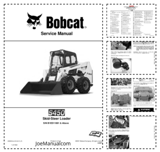 Bobcat S450 Skidsteer Service Manual B1ED