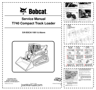Bobcat T740 Compact Track Loader Service Manual B3CA
