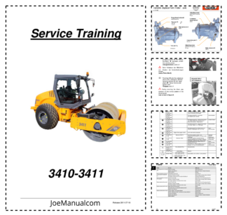HAMM 3410-3411 Roller Service Training Manual