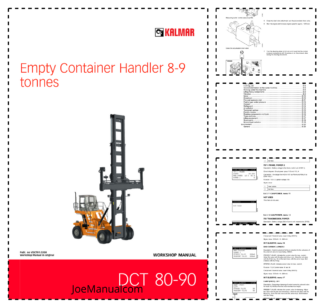 KALMAR DCT 80-90 Container Handler Workshop Service Manual