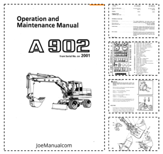 Liebherr A902 Excavator Operation and Maintenance Manual from SN 2001