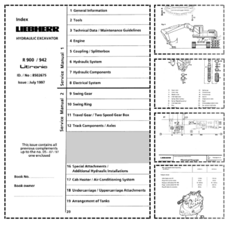 Liebherr R900 R902 R912 R922 R932 R942 Litronic Excavator Service Repair Manual