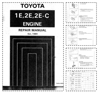 Toyota 1E 2E 2E-C Engine Repair Manual