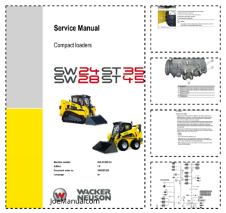 Wacker Neuson SW24 SW28 ST35 ST45 Compact Loaders Service Manual v1.0
