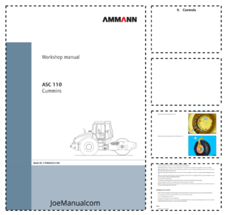 Ammann ASC 110 Roller with Cummins Engine Workshop Manual