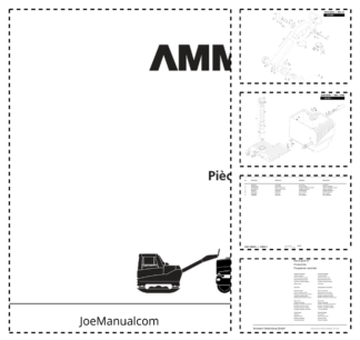 Ammann AVH 6030 Compactor Parts Catalog SN 101093 and UP