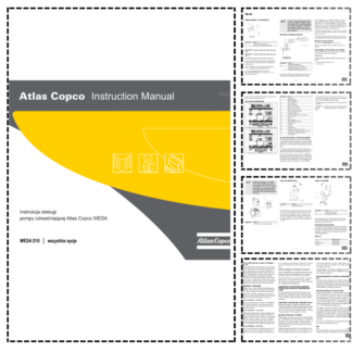 Atlas Copco WEDA D10 Pump Operation Manual PL