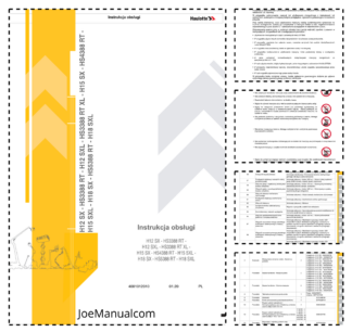 Haulotte H12 SX SXL H15 SX H18 SX Elevating Platform Operation Manual PL