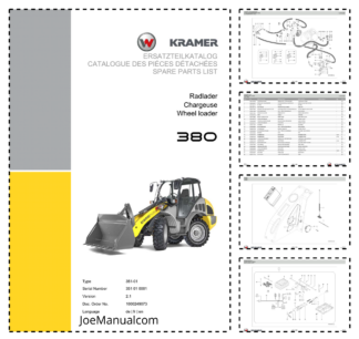 Kramer 380 Wheel Loader Parts Catalog SN 351010001 v2.1