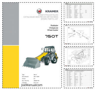Kramer 750T Wheel Loader Parts Catalog SN 346110001 v2.4