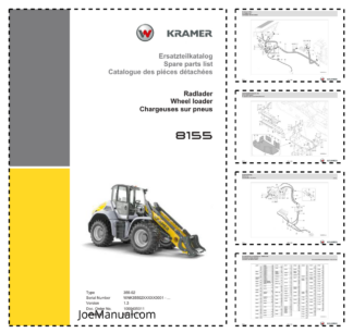 Kramer 8155 Wheel Loader Parts Catalog SN WNK35502XXXXXX001 v1.3