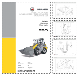 Kramer 950 Wheel Loader Parts Catalog SN 347030001 v2.4