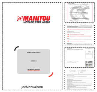 Manitou 120 AETJC Elevating Platform Operation Manual PL