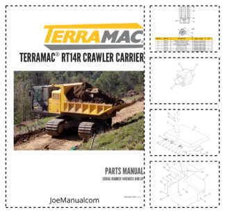 TERRAMAC RT14R Crawler Carrier Parts Catalog SN 14RE003 and UP v010