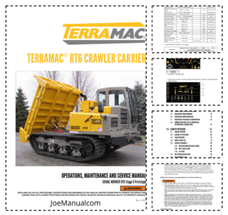 TERRAMAC RT6 Crawler Carrier Operation and Maintenance Manual SN RT6 Stage 5 v1.2019