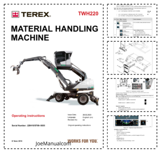Terex TWH220 Material Handler Operation Manual SN 220410 5700-5835 v04