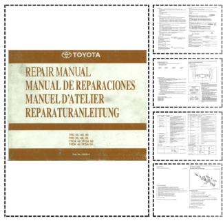 Toyota 7FG 7FD 7FGK 7FDK Forklift Repair Manual