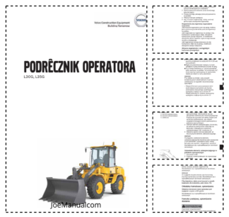 Volvo L30G L35G Wheel Loader Operation Manual PL