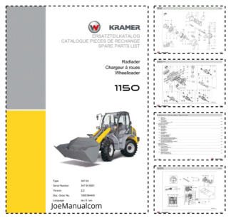 Wacker Neuson 1150 Wheel Loader Parts Catalog SN 3470400001 v2.3