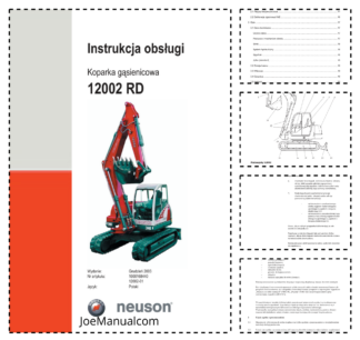 Wacker Neuson 12002 RD Excavator Operation Manual PL
