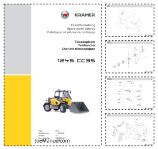 Wacker Neuson 1245 CC35 Telehandler Parts Catalog SN 032012 v1.0