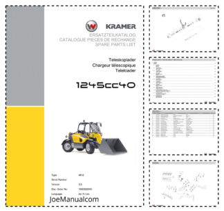Wacker Neuson 1245cc40 Telescopic Loader Parts Catalog v3.0