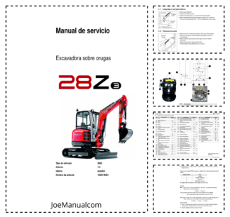Wacker Neuson 28Z3 Excavator Service Manual v1.0