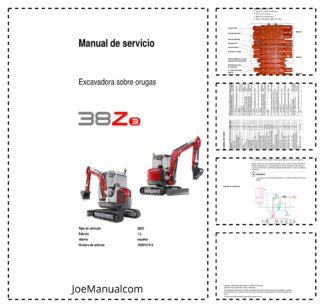 Wacker Neuson 38Z3 Excavator Service Manual v1.3 ES