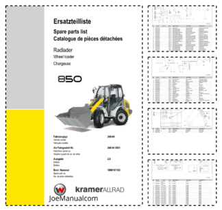 Wacker Neuson 850 Wheel Loader Parst Catalog v2.0