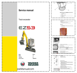 Wacker Neuson EZ53 Excavator Service Manual v1.0