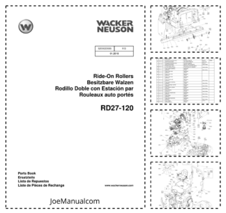 Wacker Neuson RD27-120 Roller Parts Catalog