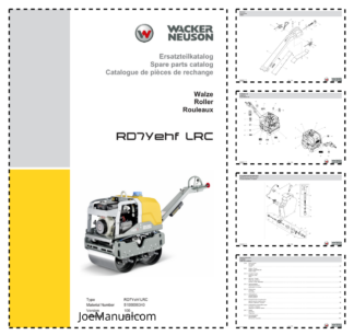 Wacker Neuson RD7Yehf LRC Roller Parts Catalog v100