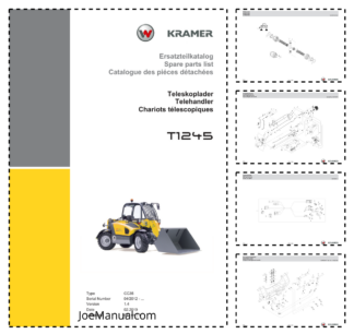 Wacker Neuson T1245 Telehandler Parts Catalog SN 04 2012 v1.4