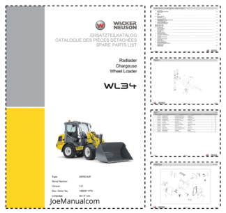 Wacker Neuson WL34 Wheel Loader Parts Catalog v1.0