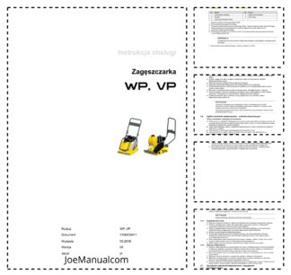 Wacker Neuson WP VP Compactor Operation Manual PL