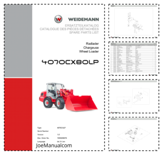 Weidemann 4070CX80LP Wheel Loader Parts Catalog v1.0